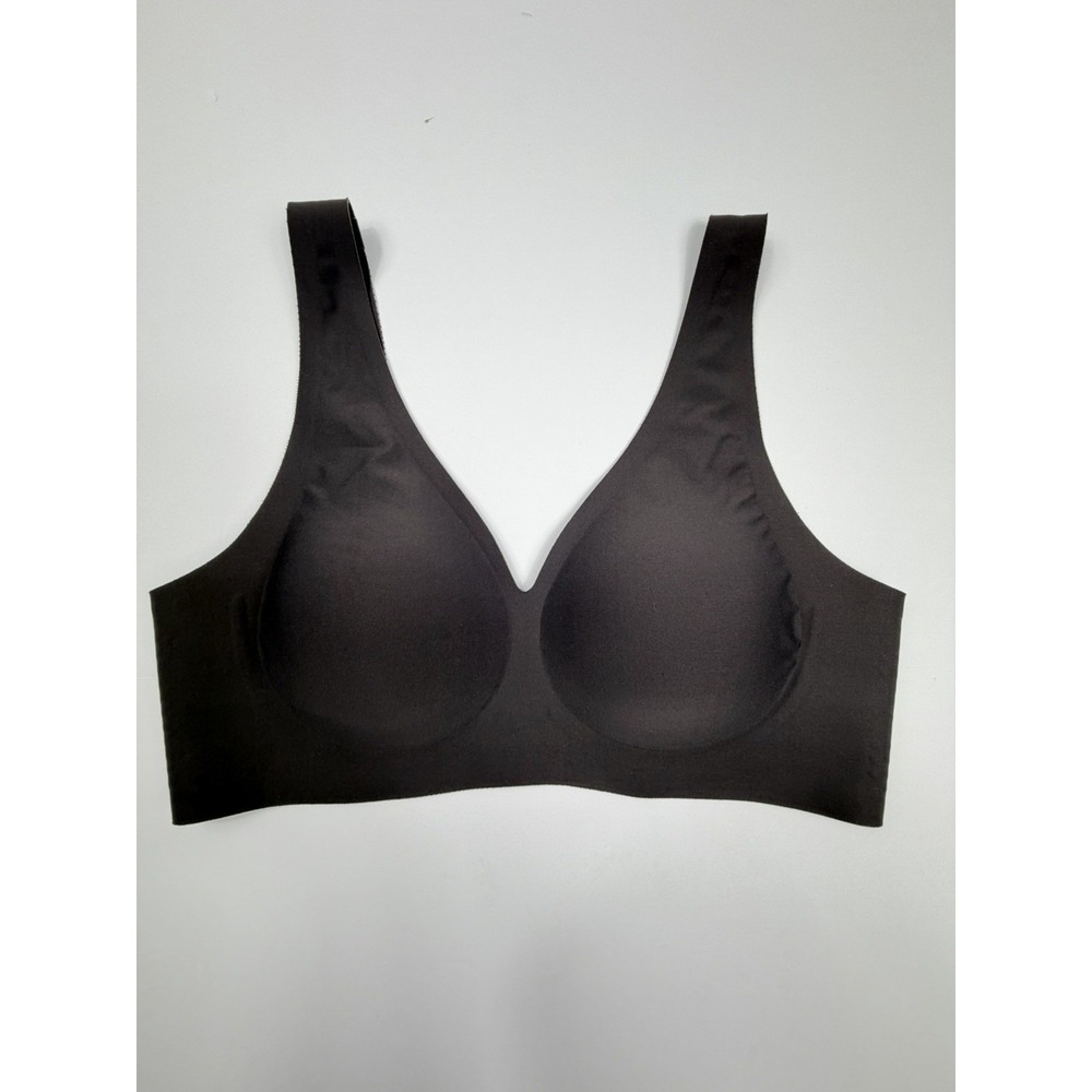 Avidlove Wireless Bra Large Black Seamless Full Coverage Comfort Stretch Bra